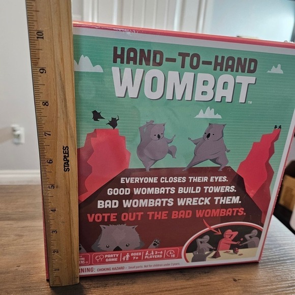 Hand to Hand Wombat Game Party Funny Group Game Night Family Building Deception - Picture 8 of 8